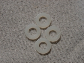 Picture of 1/4" nylon thrust washers