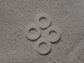 Picture of 1/4" nylon thrust washers