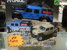 Picture of 1/24 SCX24 Jeep JT Gladiator 4WD Rock Crawler Brushed RTR, Blue