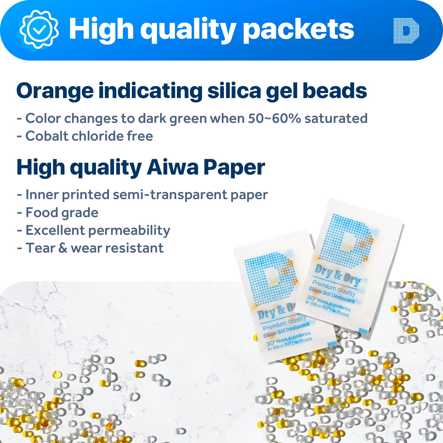 Maston's R/C MarineSilica Gel Packets (moisture indicating)10PACK